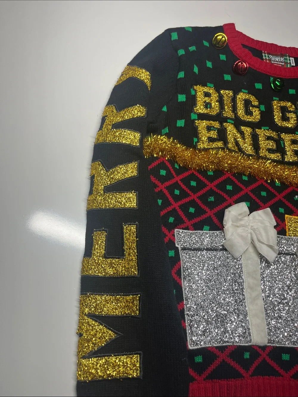 Spencer’s Novelty Christmas Sweater w/ Lights and Sounds